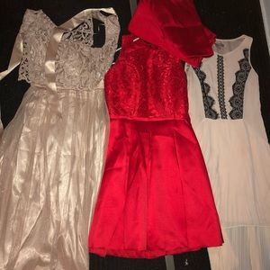 3 dresses